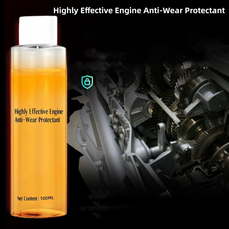 Highly Effective Engine Anti-Wear Protectant, Highly Effective Anti-Wear Protectant for Engines, Car Engine Anti-Wear Protection Agent, Engine Protectant for Fuel Saving, Noise Reduction (1pcs)