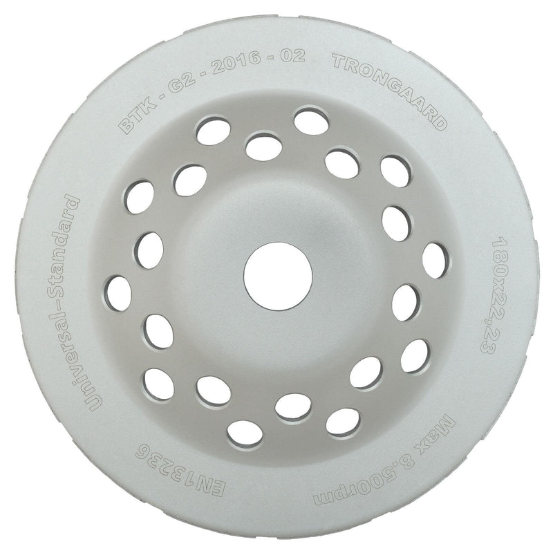TRONGAARD Diamond Grinding Disc / Cup Wheel 180 mm / 22.23 mm / 30 mm Double Row