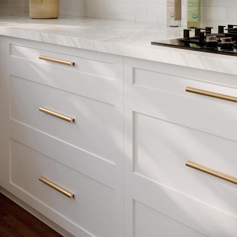 Franklin Brass 5 Pack Champagne Bronze Gold Cabinet Handles Adjustable Drawer Pulls for Kitchen Cabinet Knobs Dressers and Cupboards Fits 2 to 8-13/16 inch (51–224mm) Hole Center | Adjusta-Pull™ 2 inch to 8-13/16 inch (51-224 mm)