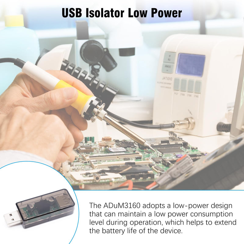 ADuM3160 USB Isolator Module ADuM3160 USB to USB Isolator 2500 V Supports 12 Mbit/s Noise Isolation in the Circuit Suitable for Arduino Debugging
