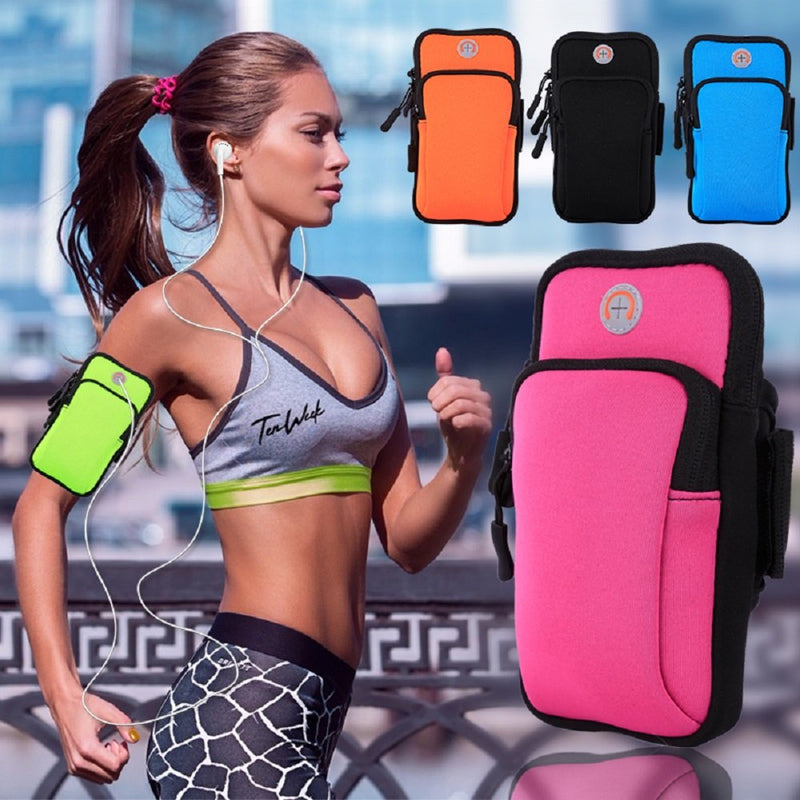 Armband Cell Phone Holder for Running Women,iPhone Armband 15 14 13 12 11 Pro Max Xs Xr X 8 7 6 Plus SE Mini,Samsung Galaxy S24 S23 S22 S21 Ultra S20 Note 20 Key Pouch,Exercise Arm Bands Bag 3-Pink