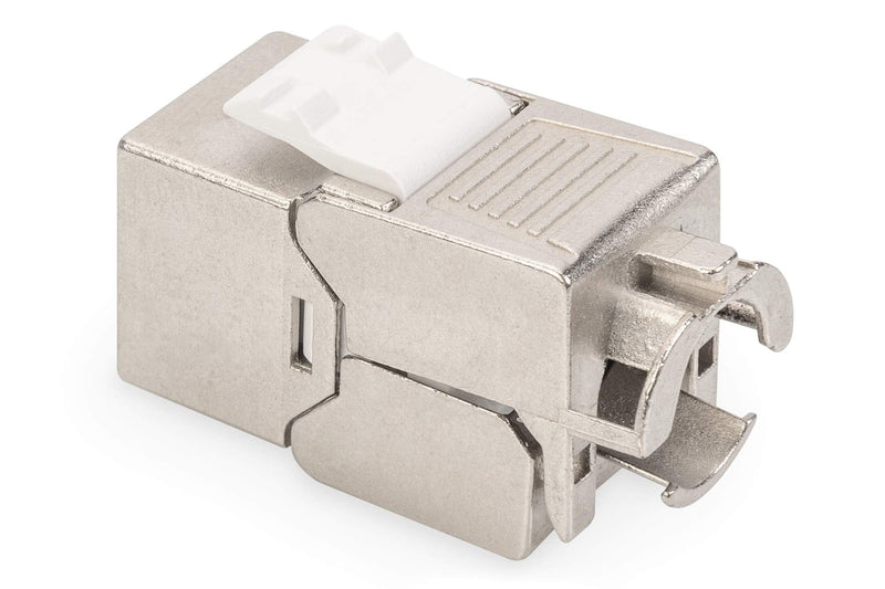 Assmann DN-93615 Digitus Cat 6a Shielded Keystone Module | Tool Free - LSA - PoE++ - AWG 26-22 - RJ45 Female - 10Gbps - For junction boxes and patch panels Standard version 1 pc.