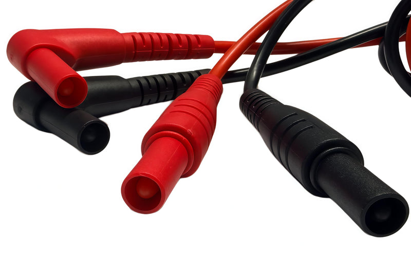 TH-F-2-KIT Insulation Piercing Clip Test Probe + Silicone Test Lead Set, Hook Banana Jack Spring Loaded Copper Kit