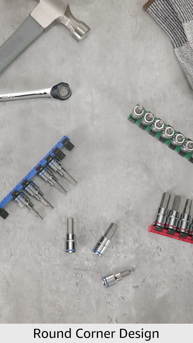 DURATECH Allen Bit Socket Set, 3/8'' Drive Torx, 21-Piece 21PCS 3/8" Bit Socket Set