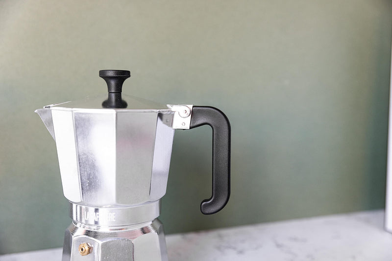 La Cafetière Venice Aluminium Espresso Maker (Non-Induction), Six Cup, Silver, Gift Boxed 29ML