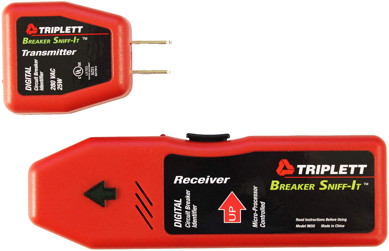 Triplett 9650 Breaker Sniff-It Automatic Circuit Breaker Locator with Audible and Visual Indication