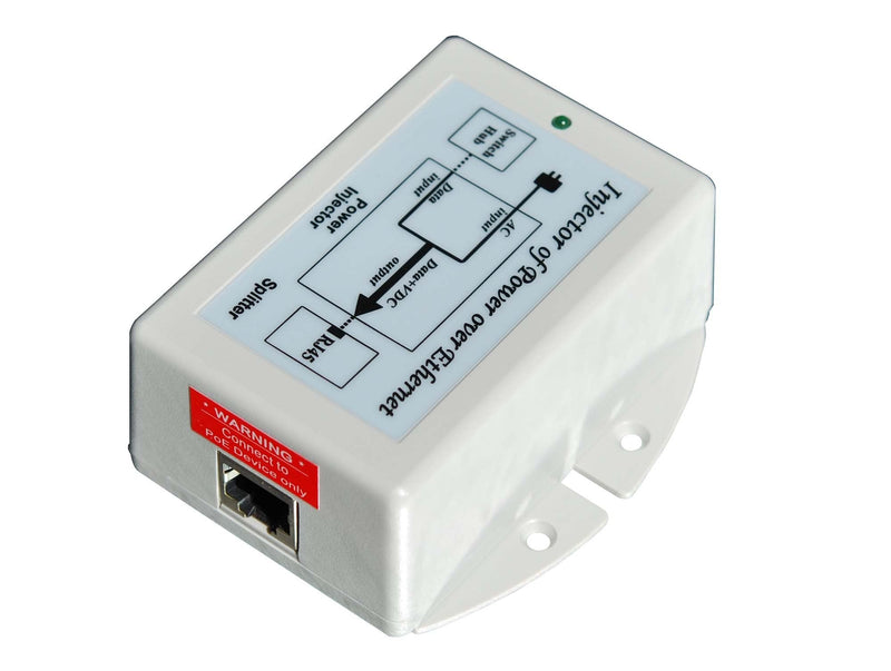 Tycon Systems TP-POE-18G 24W Gigabit POE Power Inserter - US Power Cord, 18V