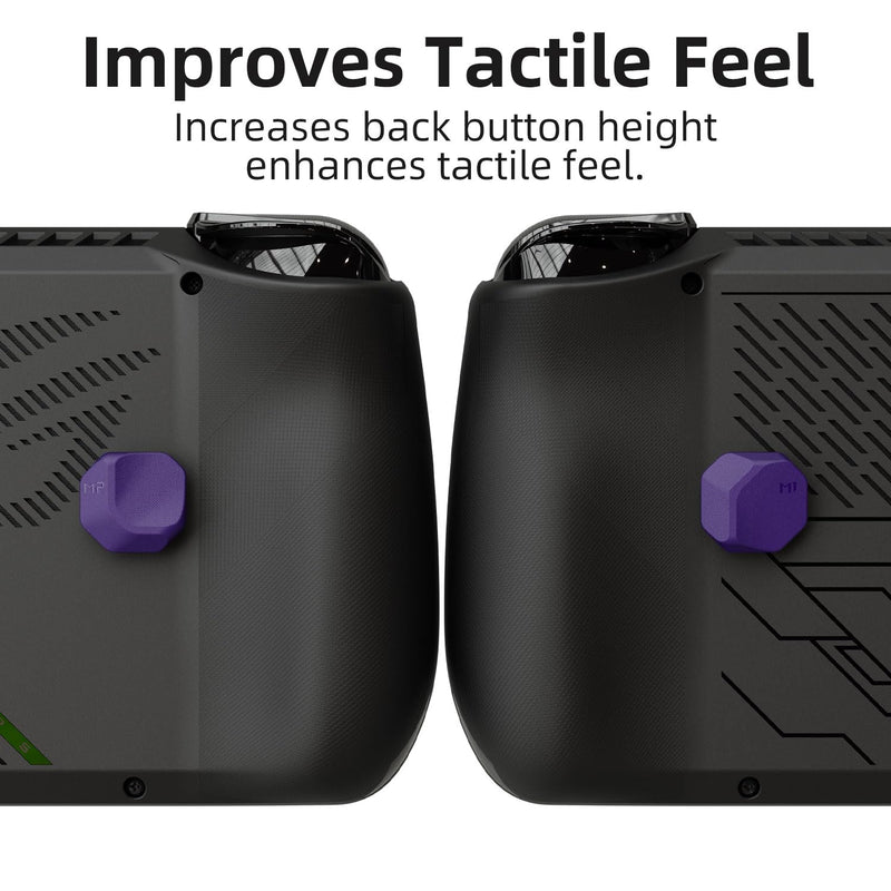 Skull & Co. Back Button Enhancement Set, Improvement Button Protection Kit for ROG Ally X- Galactic Purple, 4pcs