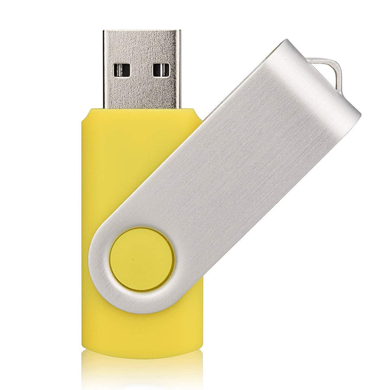 Aiibe 10 Pieces 32GB USB Flash Drive 10 Pack USB 2.0 Memory Stick Thumbdrives (Mix Colors : Black Blue Red Green Orange White Yellow Pink Purple Silver) 10 Mixed Colors