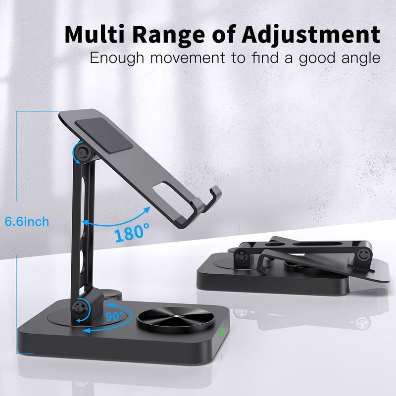 Wireless Charging Station for Multiple Devices Apple, Magsafe Charger for iPhone 15 Pro Max/14/13/12, Foldable Watch Charger for Apple Watch 9, Rotating iPad Charging Station with 45W Adapter