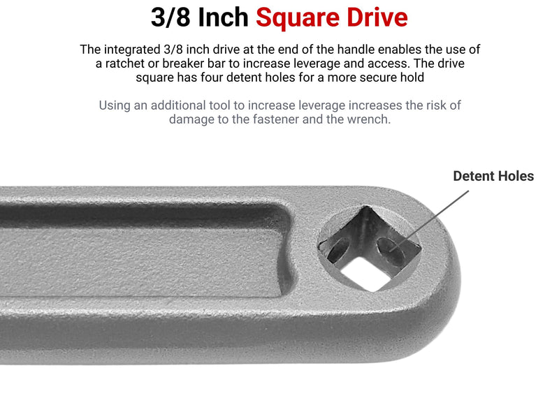 TEKTON Adjustable Wrench Set, 2-Piece | WSA90000 2-pc. Set (6 in., 9 in.)