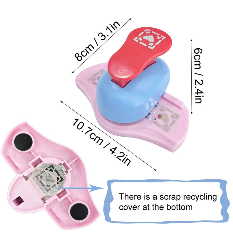 MIAO JIN Love in The Box Craft Punch Hemming and Border Punch Set - Edge and Fancy Punch - DIY Art, Scrapbooks, Gift & Wedding Cards 1PCS