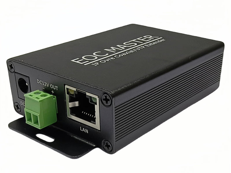 IP Extender Over Coax Kit,UTP to 10/100Base-TX Port Ethernet Extender Set Over Coaxial Cable (EoC) for IP Security CCTV Cameras,Up to 1640FT (U500)