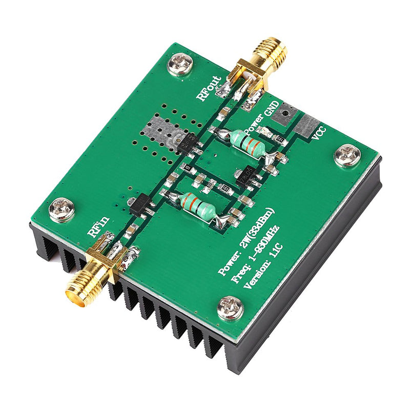 1-930MHz 2W RF power amplifier module FM radio amplifier broadband for FM HF VHF transmission