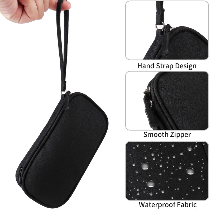 Travel Cable Organizer,Electronics Accessories Organizer Bag,Electronic Organizer Travel Universal Cable Organizer Electronics Accessories Bag for Charger, Phone, memory card,Travel Gadget Bag (Black) Black