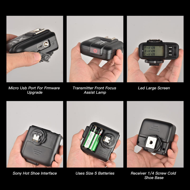 Godox X1T-F TTL Wireless Flash Trigger Transmitter for Fuji Fujifilm, Support 1/8000s HSS Function 5 Groups 32 Channels (X1T-F Trigger)