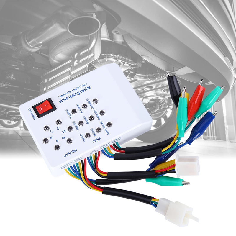 9V Battery Powered Brushless Electric Car Engine Tester, Scooter Motor Controller, E-Bike Detector with English Manual for DIY Automotive Woker