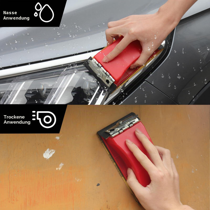 Sandpaper Set 23 x 9 cm Sandpaper 120 to 3000 Grit | Pack of 20 wet and dry fine sanding paper for wood, metal, car, paint, stone, glass and furniture 20 piece grain set