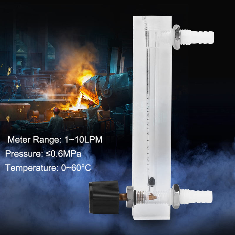 Gas flow meter, flow controller air flow meter gas flowmeter 1-10LPM oxygen flow meter flow meter with control valve control valve for measuring gas flow for oxygen air