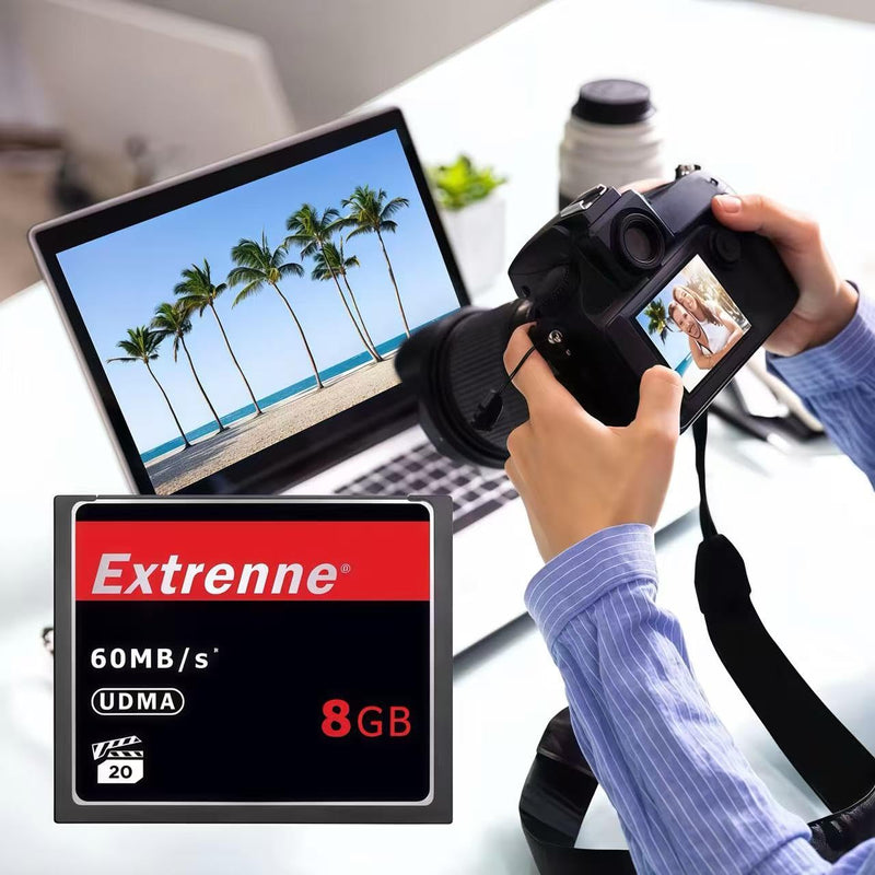 8GB High Speed,Original CF Card Camera Memory Card,for Professional Photographer,Videographer,Enthusiast