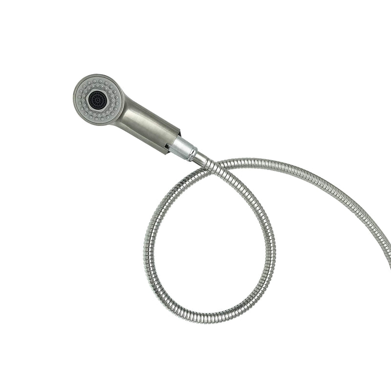 Pull-Out Spray Wand Fits Grohe Pull Out Faucets, Grohe Part 46312SD0/46298SD0, Super Steel Finish, Easy Install with O-Rings, Saves 70% vs OEM
