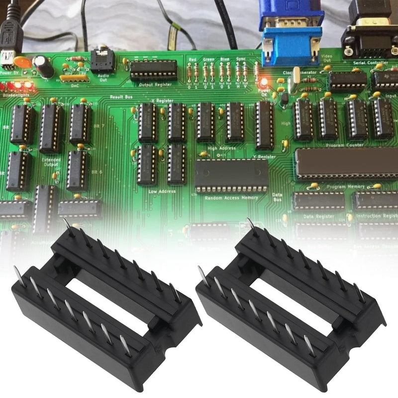5 Sets SN74AHCT125N Quad-Bus Buffer Chips with Three States and Sockets for Buffering Digital Circuits