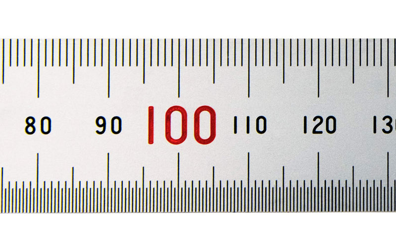 Shinwa 3-D-76752 300mm Metric Steel Rule with Ruler Stop from Tyzacktools