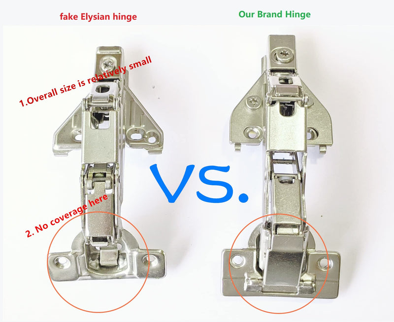 2 of Clip-on Soft-Close Hinge for Corner Lazy Susan Hinges Full Overlay Concealed for Corner Cabinet Lasy Susan Hinge (165 Degree) 165 Degree