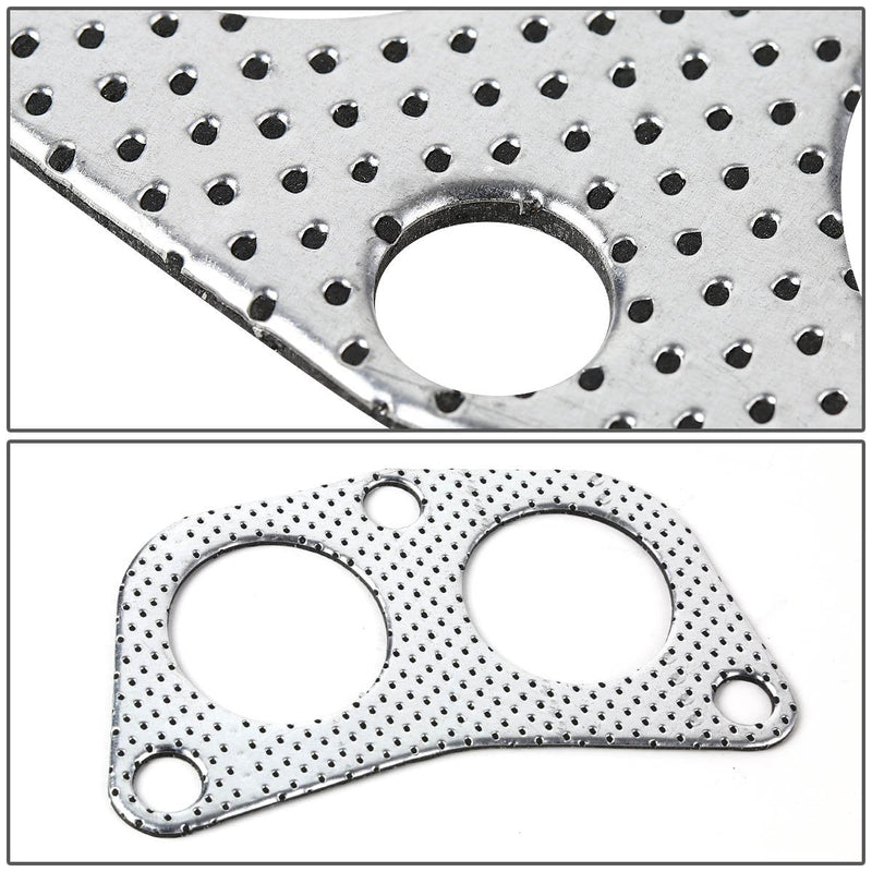 DNA Motoring GKT-A-2-DP-DNT-GPT-KIT Graphite Aluminum Gasket Plus Donut, Studs, Bolts Kit,Metallic