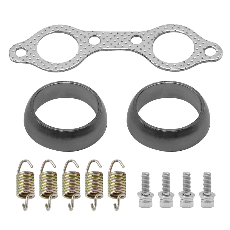 Exhaust Manifold Gasket Spring Rebuild Kit Compatible with Polaris Ranger 700 800 Sportsman 600 700