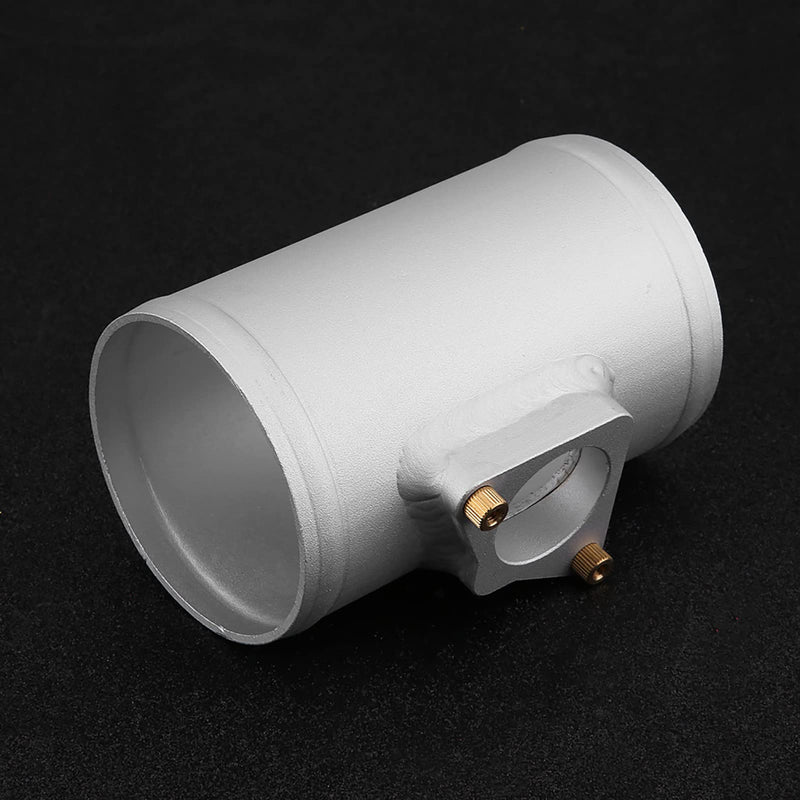 Air Flow Sensor Adapter Aluminium Alloy Car Air Flow Inlet Meter Base Silver for Air Intake Meter Holder 63 70 76 83 mm (Outer Diameter 70 mm), Fuel System