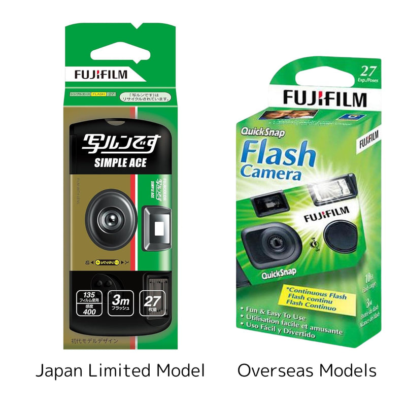 Fuji Film Camera QuickSnap Disposable Camera 400 One-Time-Use 27shoot 32mm Film Camera Japan Limited Model & SOLOFIS Cleaner (1 Pack) 1 Pack