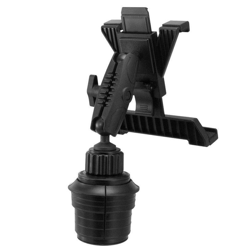 iBOLT TabDock Console - Heavy Duty Expandable and Adjustable Cup Holder Mount for All 7" - 10" Tablets (iPad, Nexus, Samsung Tab). Great for Work, Personal, and Business Vehicles