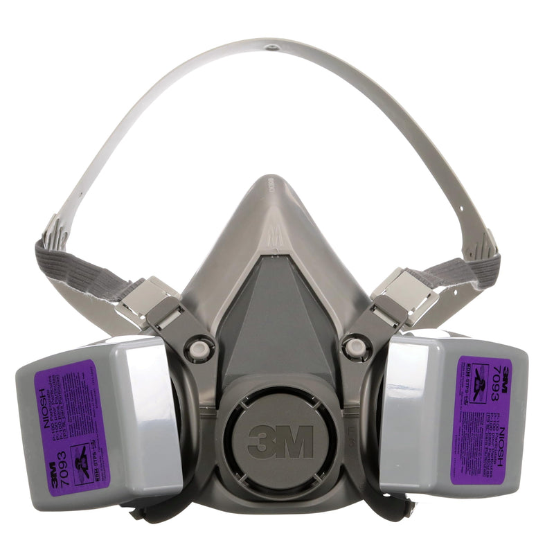 3M P100 Hard Case Particulate Respirator 62093, Reusable Respirator, P100, 1-Facepiece and 1-pair of Replaceable NIOSH-Approved 7093 Filters, Medium, 1 Kit, 1 per pack