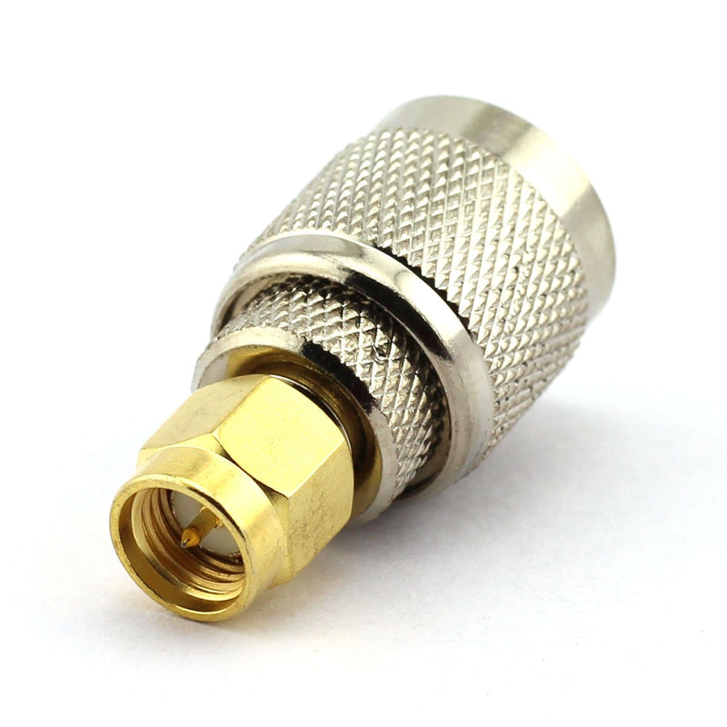 DGZZI 2-Pack TNC Male to SMA Male RF Coaxial Adapter TNC to SMA Coax Jack Connector