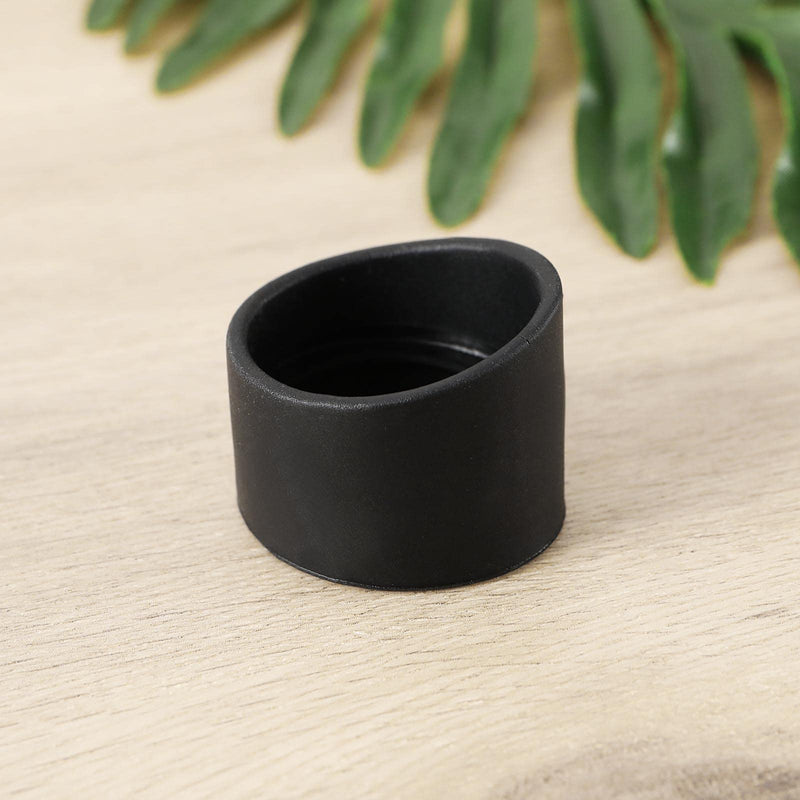 eMagTech Pack of 4 Eyepiece Covers for 32-36mm Stereo Microscope Eyepieces Soft Rubber Eye Protectors Eyecup (2x Oblique Angle and 2x Flat Angle) Black