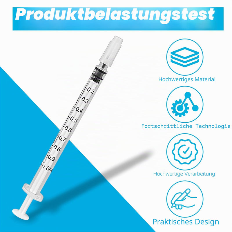 Pack of 24 Syringes Colostrum Syringe, 1 ml without Needle Dosing Syringe, Colostrum Collector Plastic Syringes, Syringe for Watering Plants, Liquids for Labs (24)