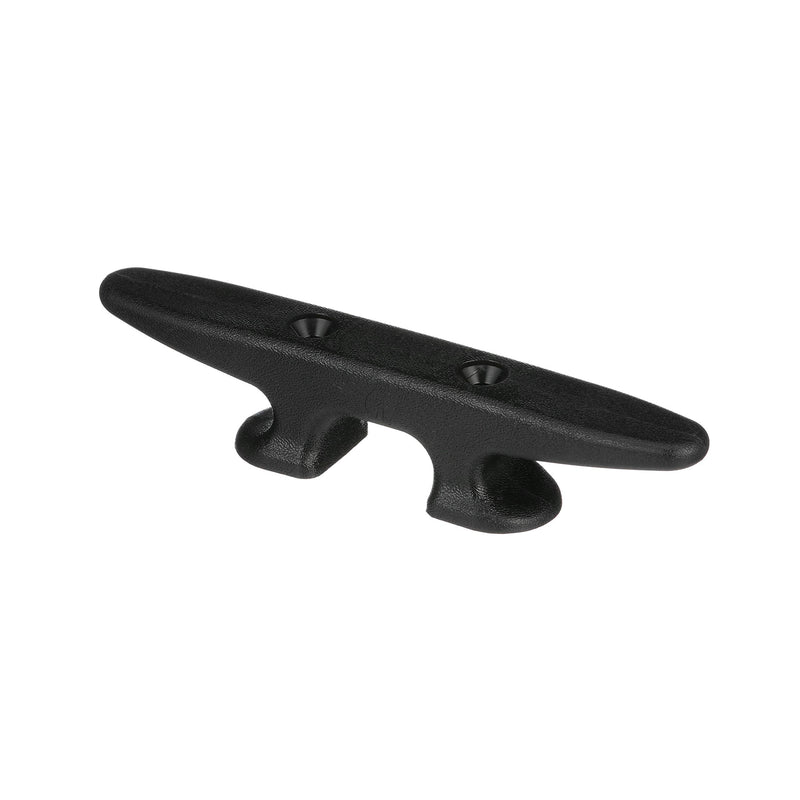Seachoice Plastic Open Base 8 In. Boat Dock and Anchor Line Cleat, Black Finish One Size 8 In.