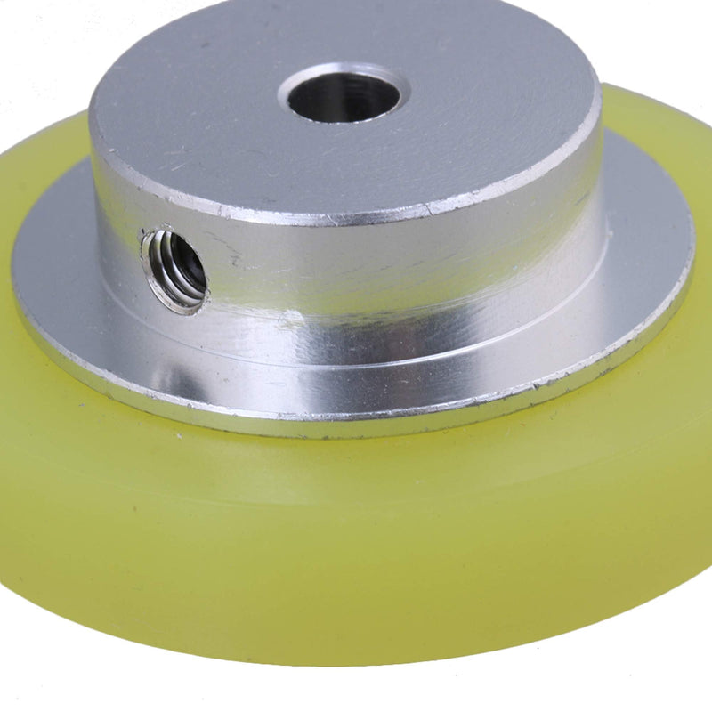 Yibuy Aluminum Silicone Encoder Wheel Meter Wheel for Rotary Encoder 50 x 6