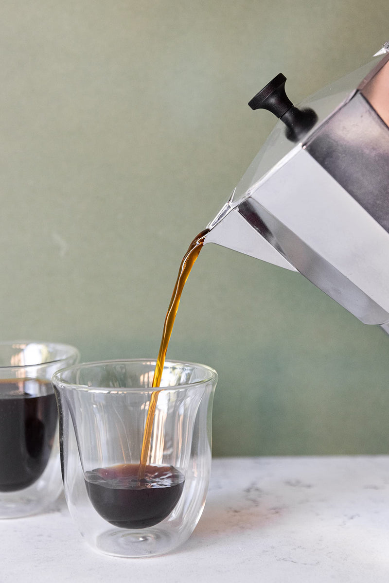 La Cafetière Venice Aluminium Espresso Maker (Non-Induction), Six Cup, Silver, Gift Boxed 29ML