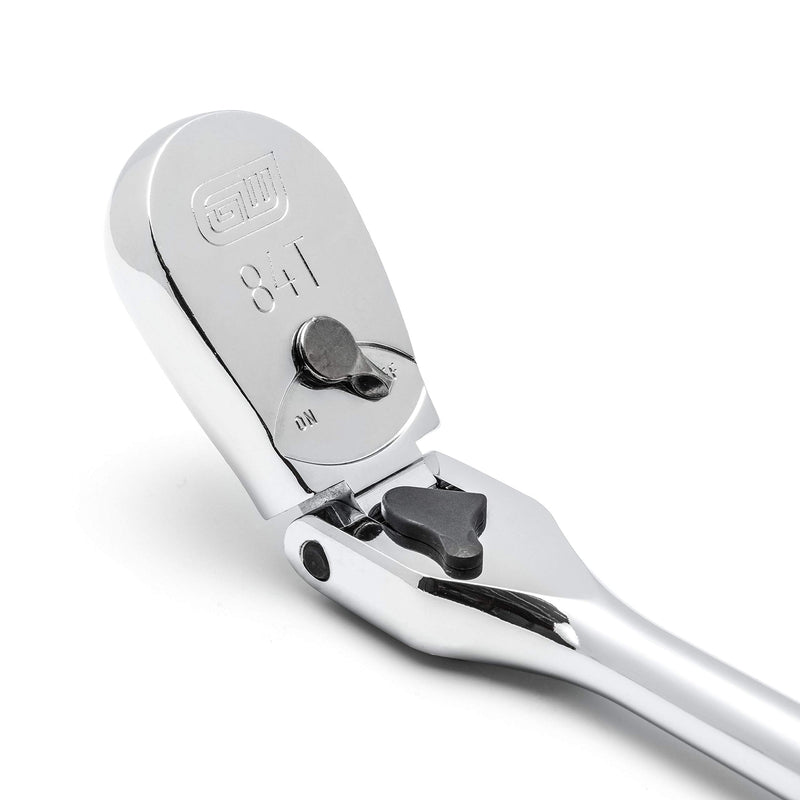 GEARWRENCH 2 Piece Drive 84 Tooth Locking Flex Head Teardrop Ratchet set - 81274A-07 2 Pc. Locking Flex New Version
