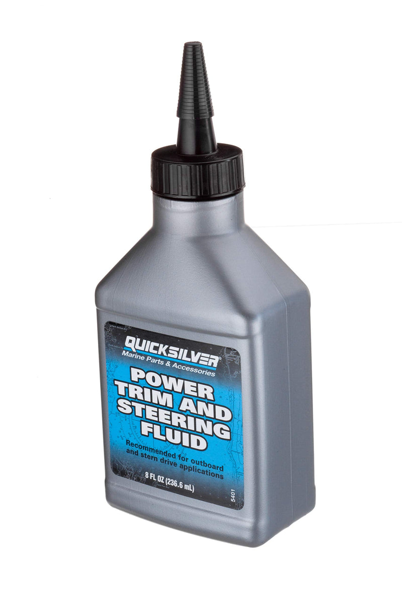 Quicksilver 858074Q01 Power Trim and Steering Fluid - 8 Oz. Bottle