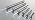 Wensilon 1/4x2 Hammer Drive Nail in Anchor (100pcs per Box) Cement hammering Anchors 1/4x2" Zinc alloy 100