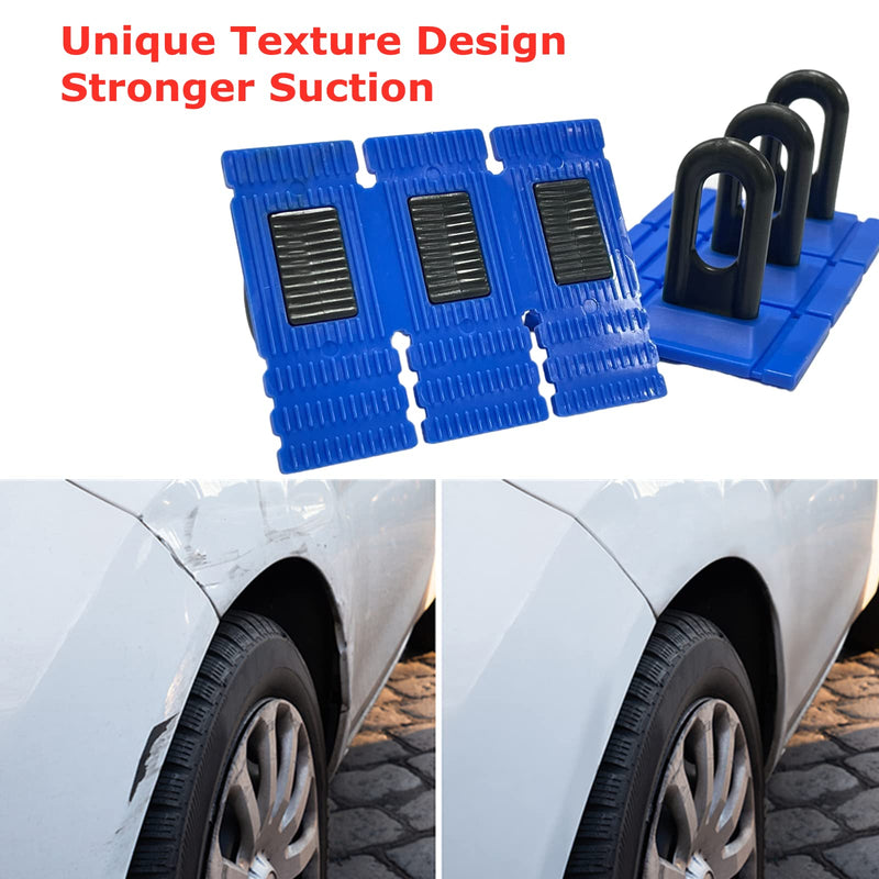 Paintless Dent Repair Tool Car Dent Puller Kit Heavy Duty Auto Body Dent Remover Glue Pulling Tabs Blue Puller