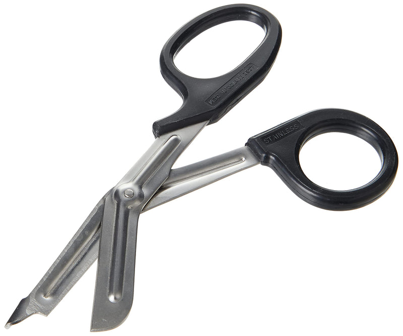 Prestige Medical EMT/Utility Scissor, Black, 7 1/2 Inch 7.5 Inch