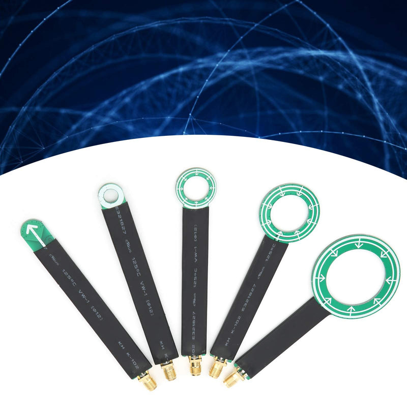 Magnetic Field Antenna, 5 Pieces PCB Near Field Antenna, Magnetic Field Probe EMC EMI Tool Accessories for Electronic Components, Radio Antennas