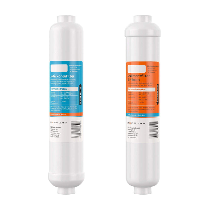 Measury osmosis filter set sediment filter/activated carbon filter, osmosis system filter reverse osmosis replacement filter