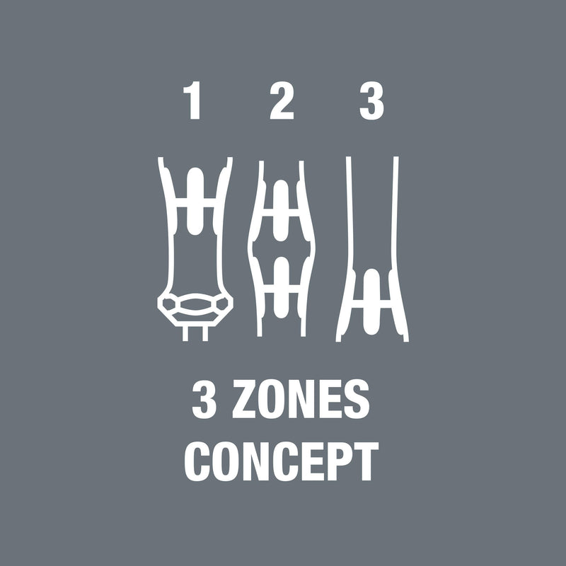 Wera 2052/6 Kraftform Micro Ballhead Hexagon Electronics Screwdriver Set and Rack, 6-Piece Ball-End: 1.5x60mm, 2x60mm, 2.5x60mm, 3x60mm, 0.9x40mm, 1.3x90mm