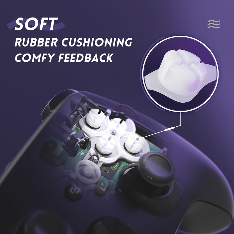 eXtremeRate ABXY Clicky Kit V2 for Xbox Core Controller Custom A B X Y Keys Mouse Clicky Kit for Xbox Series X|S Controller Model 1914, Action Buttons Clicky Kit for Xbox One S/X Controller Model 1708