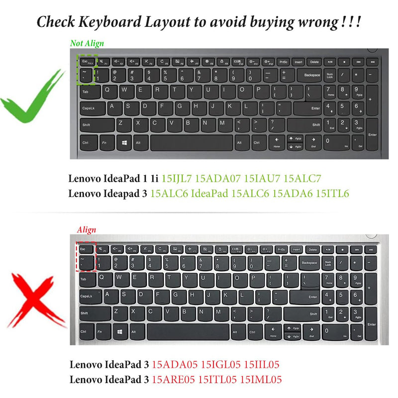 Keyboard Cover for Lenovo IdeaPad 1 1i 15ijl7 15alc7 15iau7/ideaPad 5/Yoga 7i 15.6", Lenovo Yoga 7i/IdeaPad Flex 5 5i/ IdeaPad Slim 5 16" Skin,Lenovo ThinkBook/V15 G4 G3 G2 Protector-Gradual Pink Gradual Pink